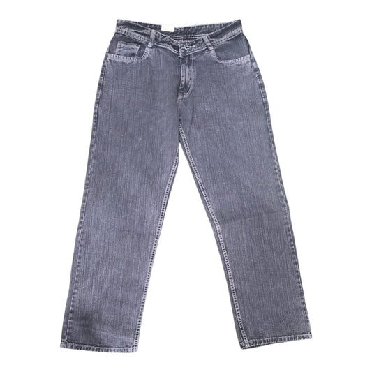 Grey Baggy Fit Denim Jeans